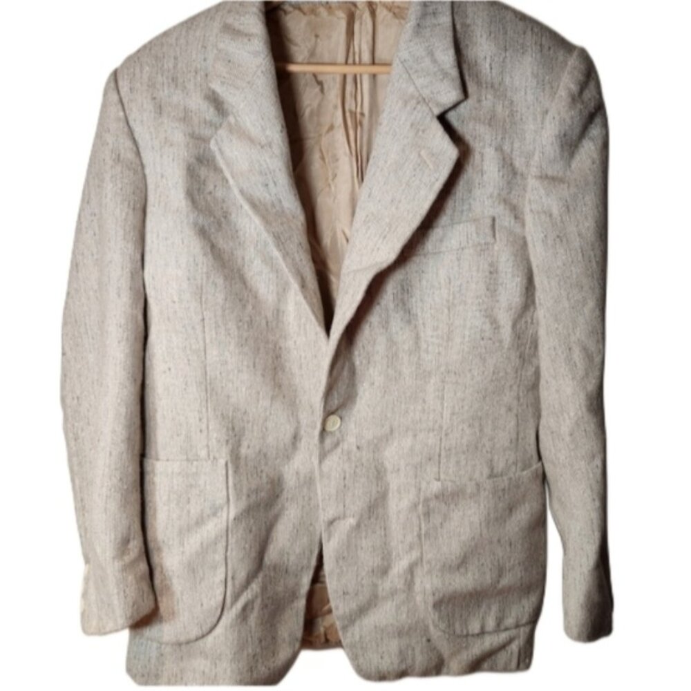 Men's large or xlarge wool blazer‎ jacket made in canada